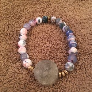 Marble stone bracelet